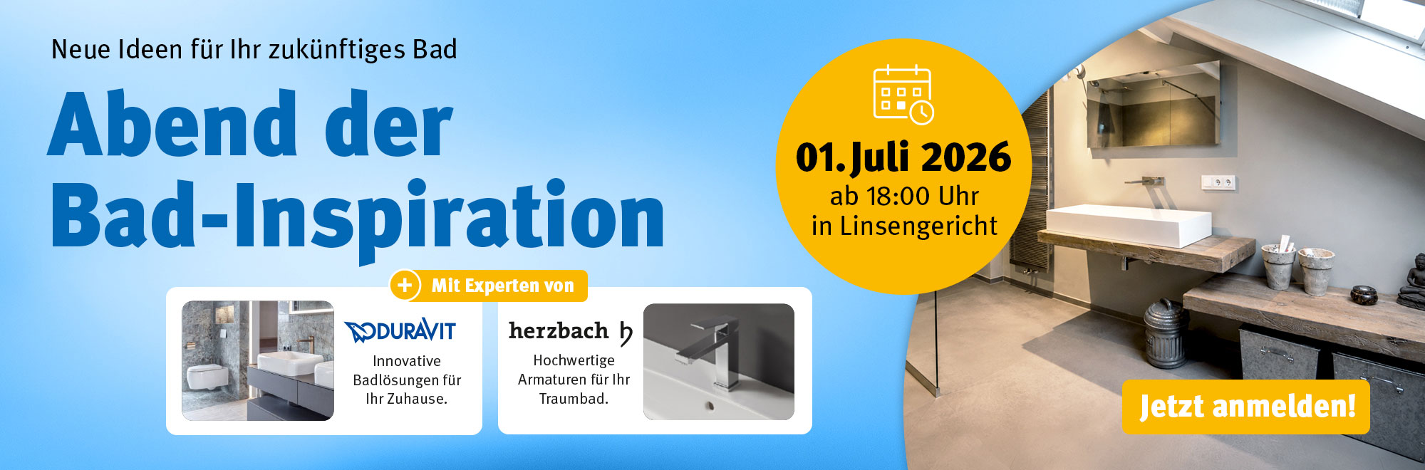 Abend der Bad-Inspiration am 01.07.2026